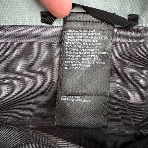 The North Face Ceptor Bibs Pant Womens Medium Blue Silver Ski Snowboard Dryvent - Picture 12 of 15